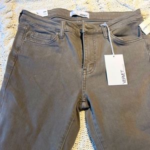 Amber Mid-Rise Skinny Jeans Grey 28